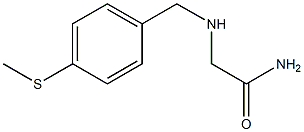 2-({[4-(methylsulfanyl)phenyl]methyl}amino)acetamide