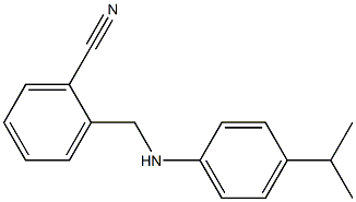 2-({[4-(propan-2-yl)phenyl]amino}methyl)benzonitrile