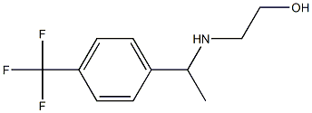 2-({1-[4-(trifluoromethyl)phenyl]ethyl}amino)ethan-1-ol Structure