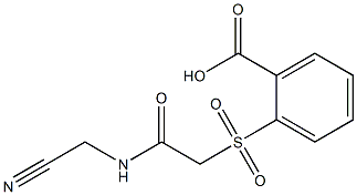 2-({2-[(cyanomethyl)amino]-2-oxoethyl}sulfonyl)benzoic acid