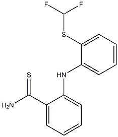 2-({2-[(difluoromethyl)sulfanyl]phenyl}amino)benzene-1-carbothioamide