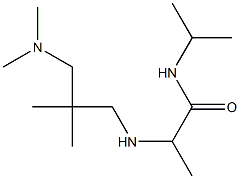 2-({2-[(dimethylamino)methyl]-2-methylpropyl}amino)-N-(propan-2-yl)propanamide Structure
