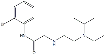 2-({2-[bis(propan-2-yl)amino]ethyl}amino)-N-(2-bromophenyl)acetamide