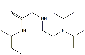  2-({2-[bis(propan-2-yl)amino]ethyl}amino)-N-(butan-2-yl)propanamide