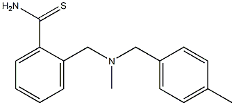 2-({methyl[(4-methylphenyl)methyl]amino}methyl)benzene-1-carbothioamide