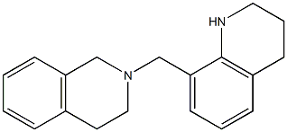 2-(1,2,3,4-tetrahydroquinolin-8-ylmethyl)-1,2,3,4-tetrahydroisoquinoline 结构式