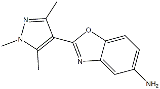 2-(1,3,5-trimethyl-1H-pyrazol-4-yl)-1,3-benzoxazol-5-amine