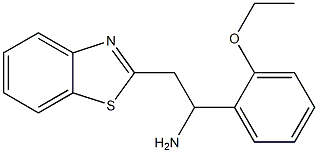 2-(1,3-benzothiazol-2-yl)-1-(2-ethoxyphenyl)ethan-1-amine Struktur