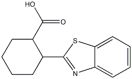 2-(1,3-benzothiazol-2-yl)cyclohexane-1-carboxylic acid 结构式