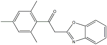 2-(1,3-benzoxazol-2-yl)-1-(2,4,6-trimethylphenyl)ethan-1-one