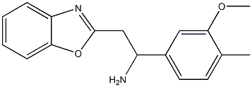 2-(1,3-benzoxazol-2-yl)-1-(3-methoxy-4-methylphenyl)ethan-1-amine