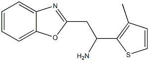 2-(1,3-benzoxazol-2-yl)-1-(3-methylthiophen-2-yl)ethan-1-amine Structure