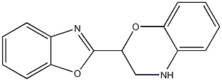 2-(1,3-benzoxazol-2-yl)-3,4-dihydro-2H-1,4-benzoxazine Struktur