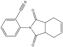 2-(1,3-dioxo-1,3,3a,4,7,7a-hexahydro-2H-isoindol-2-yl)benzonitrile Structure