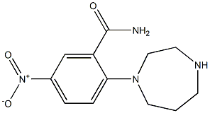 2-(1,4-diazepan-1-yl)-5-nitrobenzamide Struktur