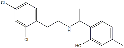 2-(1-{[2-(2,4-dichlorophenyl)ethyl]amino}ethyl)-5-methylphenol