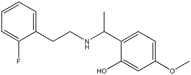 2-(1-{[2-(2-fluorophenyl)ethyl]amino}ethyl)-5-methoxyphenol