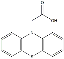 2-(10H-phenothiazin-10-yl)acetic acid 结构式