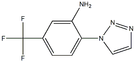 2-(1H-1,2,3-triazol-1-yl)-5-(trifluoromethyl)aniline 化学構造式