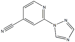 2-(1H-1,2,4-triazol-1-yl)isonicotinonitrile Struktur