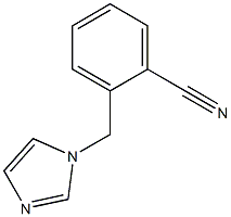 2-(1H-imidazol-1-ylmethyl)benzonitrile Struktur