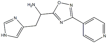 2-(1H-imidazol-4-yl)-1-[3-(pyridin-4-yl)-1,2,4-oxadiazol-5-yl]ethan-1-amine