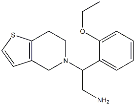 2-(2-ethoxyphenyl)-2-{4H,5H,6H,7H-thieno[3,2-c]pyridin-5-yl}ethan-1-amine Structure