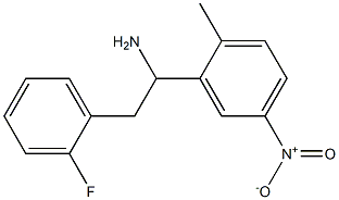 2-(2-fluorophenyl)-1-(2-methyl-5-nitrophenyl)ethan-1-amine