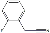 2-(2-fluorophenyl)acetonitrile 化学構造式