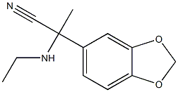 2-(2H-1,3-benzodioxol-5-yl)-2-(ethylamino)propanenitrile