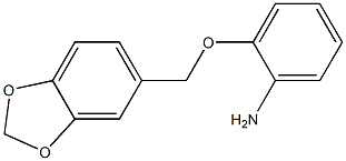 2-(2H-1,3-benzodioxol-5-ylmethoxy)aniline Struktur