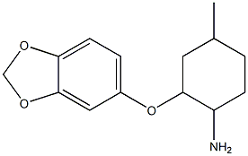 2-(2H-1,3-benzodioxol-5-yloxy)-4-methylcyclohexan-1-amine 结构式