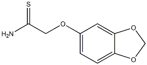 2-(2H-1,3-benzodioxol-5-yloxy)ethanethioamide