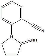 2-(2-iminopyrrolidin-1-yl)benzonitrile Structure
