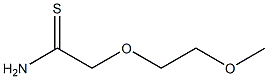 2-(2-methoxyethoxy)ethanethioamide Structure