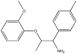 2-(2-methoxyphenoxy)-1-(4-methylphenyl)propan-1-amine