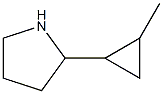 2-(2-methylcyclopropyl)pyrrolidine Structure