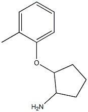 2-(2-methylphenoxy)cyclopentanamine Structure