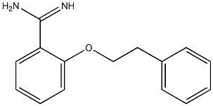 2-(2-phenylethoxy)benzenecarboximidamide Structure