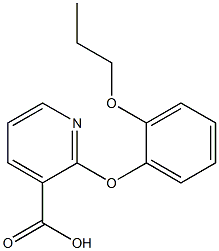 2-(2-propoxyphenoxy)pyridine-3-carboxylic acid 结构式