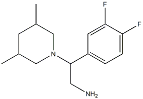  2-(3,4-difluorophenyl)-2-(3,5-dimethylpiperidin-1-yl)ethanamine