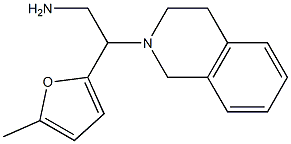 2-(3,4-dihydroisoquinolin-2(1H)-yl)-2-(5-methyl-2-furyl)ethanamine Structure