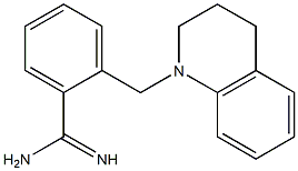 2-(3,4-dihydroquinolin-1(2H)-ylmethyl)benzenecarboximidamide,,结构式