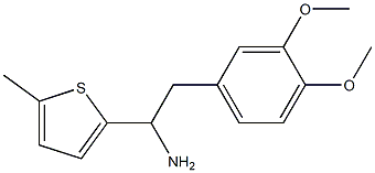 2-(3,4-dimethoxyphenyl)-1-(5-methylthiophen-2-yl)ethan-1-amine