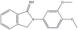  2-(3,4-dimethoxyphenyl)-2,3-dihydro-1H-isoindol-1-imine