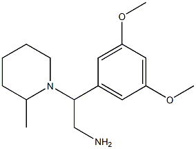  2-(3,5-dimethoxyphenyl)-2-(2-methylpiperidin-1-yl)ethan-1-amine