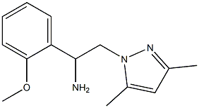 2-(3,5-dimethyl-1H-pyrazol-1-yl)-1-(2-methoxyphenyl)ethanamine