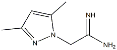 2-(3,5-dimethyl-1H-pyrazol-1-yl)ethanimidamide