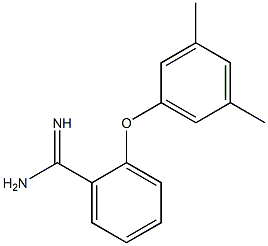 2-(3,5-dimethylphenoxy)benzene-1-carboximidamide Structure