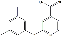 2-(3,5-dimethylphenoxy)pyridine-4-carboximidamide